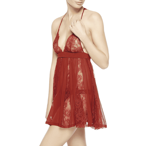 Tearose Babydoll With Briefs